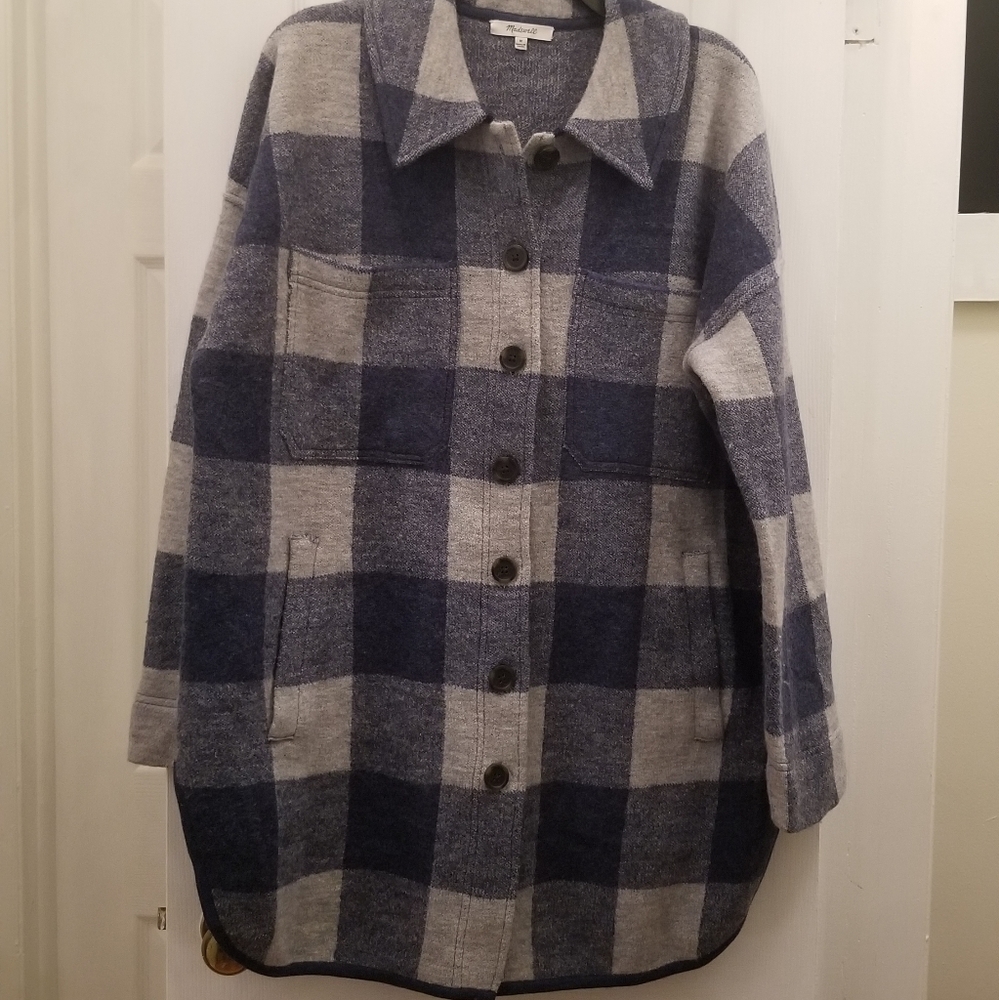 Madewell buffalo plaid shacket
